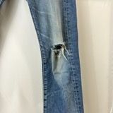 HYSTERIC GLAMOUR ヒステリックグラマー スタッズデニム ダメージ 32