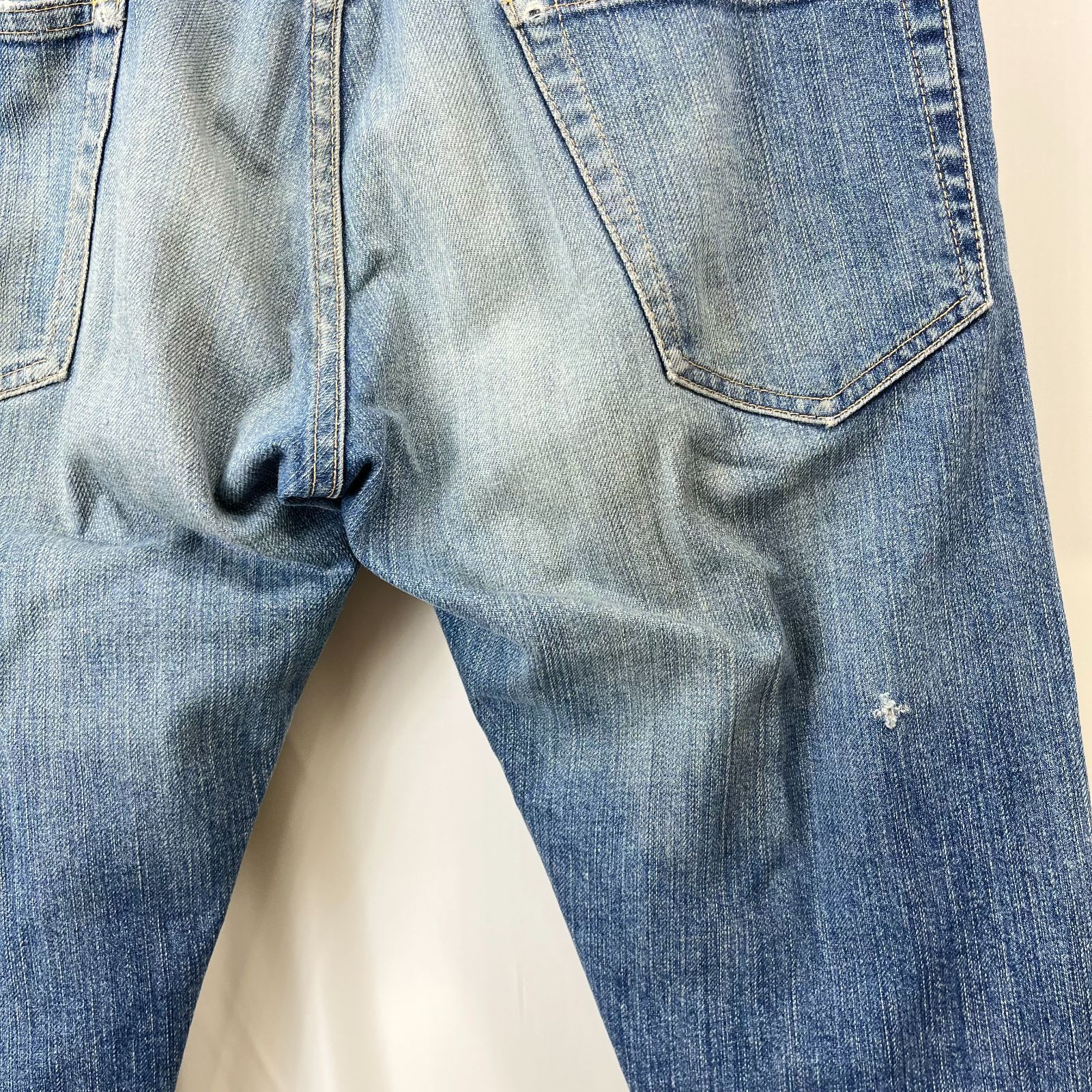 HYSTERIC GLAMOUR ヒステリックグラマー スタッズデニム ダメージ 32