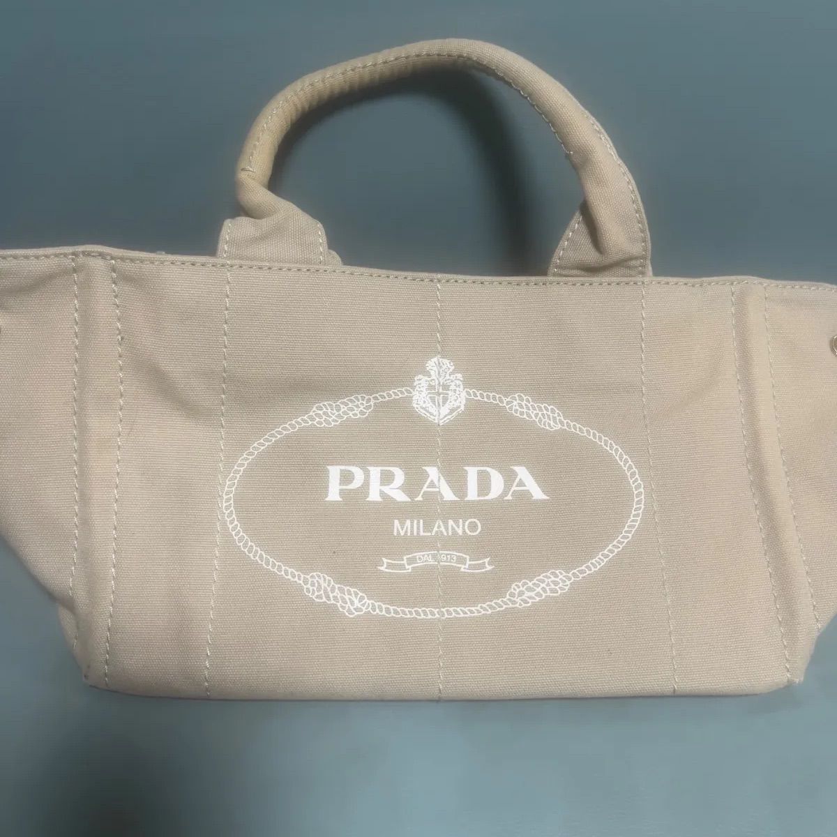 PRADA プラダ カナパ キャンバス 2way トートバッグ ショルダーバッグ 