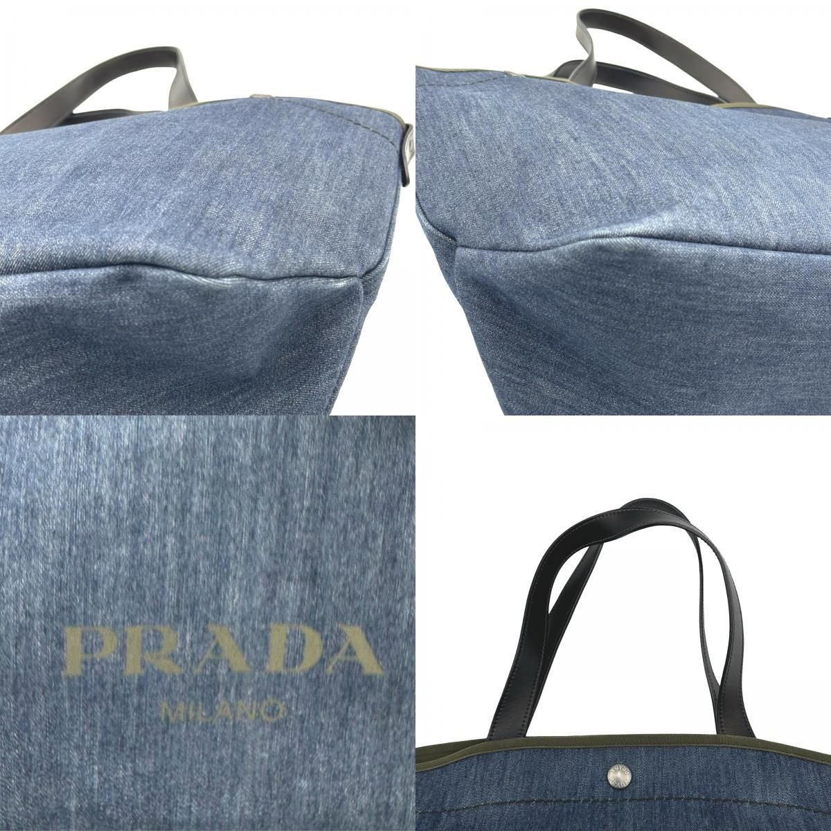 プラダ PRADA 2WAYショルダーバッグ 1BG242 ブルー デニム レディース ショルダーバッグ プラダ PRADA 2WAYショルダーバッグ 1BG242 ブルー デニム レディース