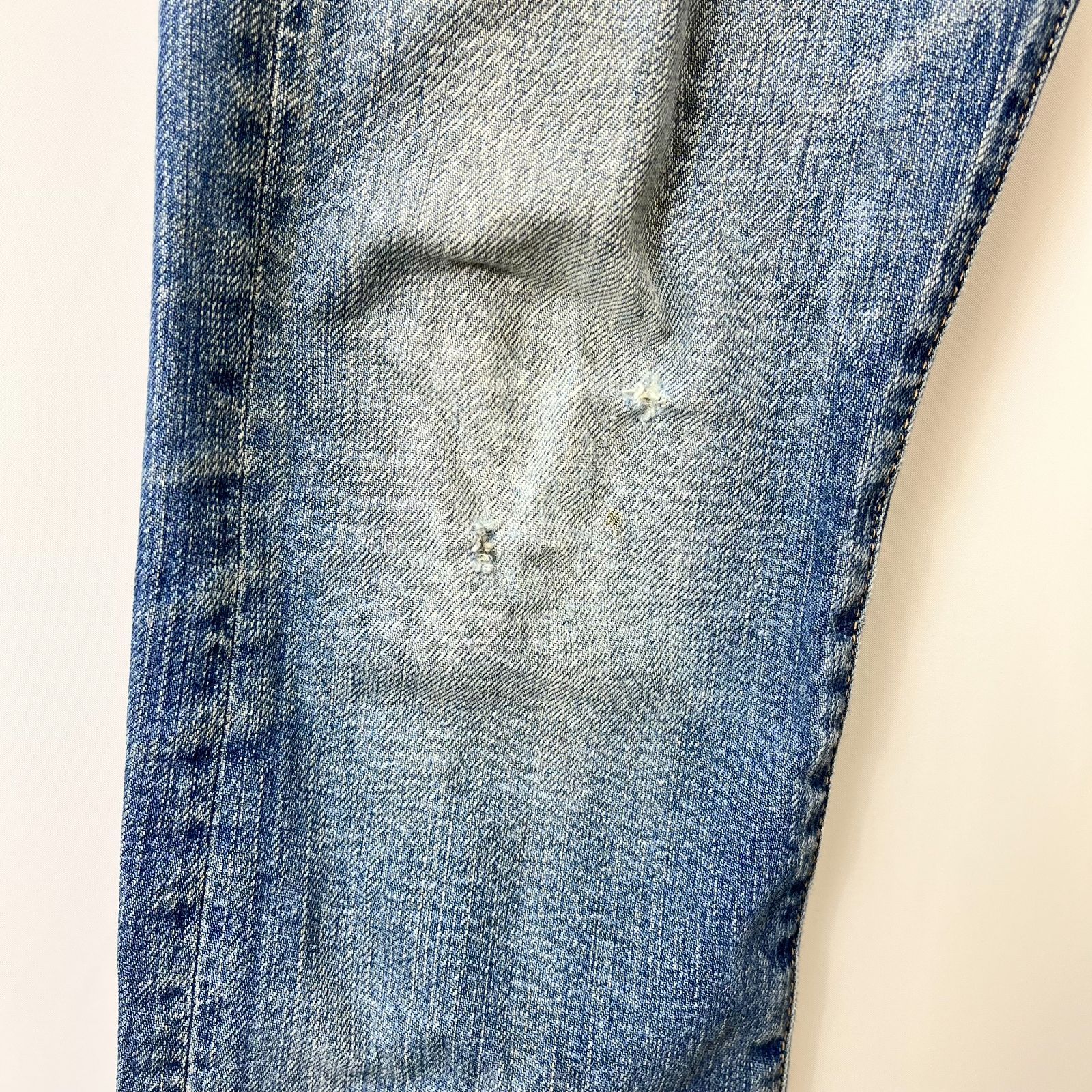 HYSTERIC GLAMOUR ヒステリックグラマー スタッズデニム ダメージ 32