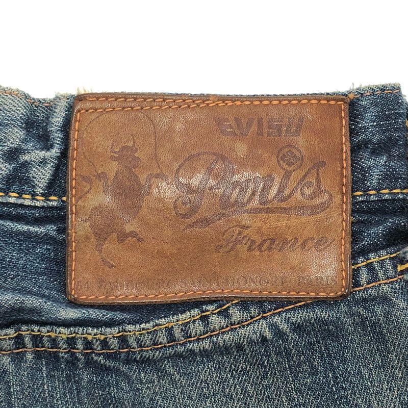 現状渡し品】 EVISU エヴィス SIOTANI BROTHERS DENIM HALF PANTS