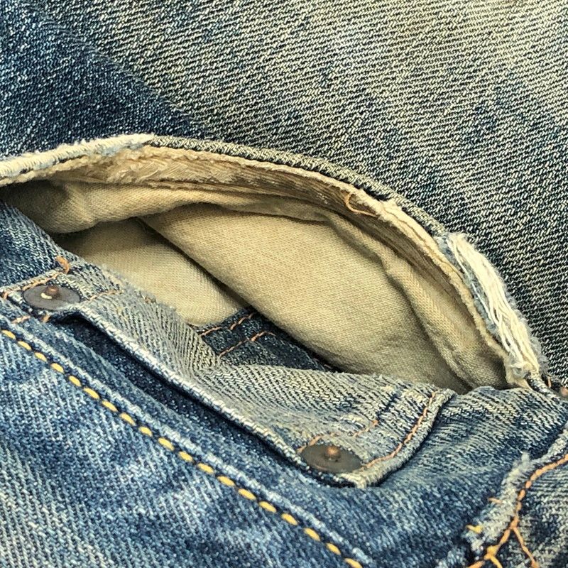 現状渡し品】 EVISU エヴィス SIOTANI BROTHERS DENIM HALF PANTS