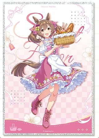 中国限定 ウマ娘 × KAKACODE コラボカフェ アクリル色紙 スマート