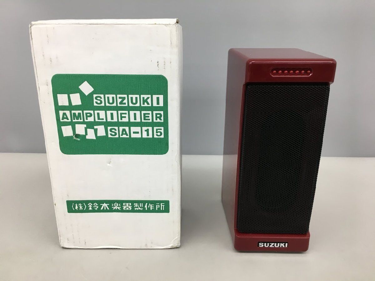 スズキ SUZUKI 大正琴用アンプ SA-15 ソプラノ音域用 美品 2601LR016