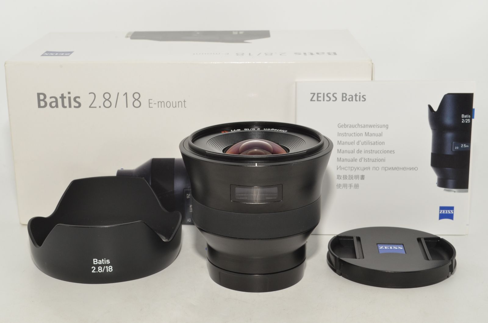 極上品】 ZEISS ツァイス Batis 2.8/18 Eマウント用 18mm F2.8 ＃9104