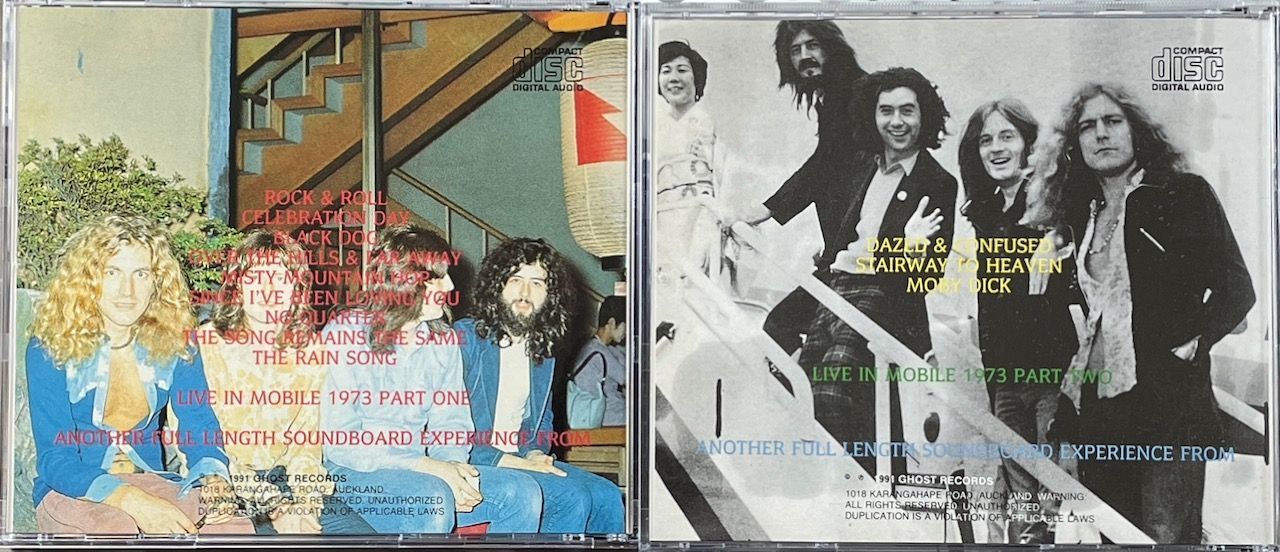 レッド・ツェッペリン:さよならラヴレイス夫人⭐️9CDBOX レッド・ツェッペリン / 1969年8月31日 テキサス公演 SBD
