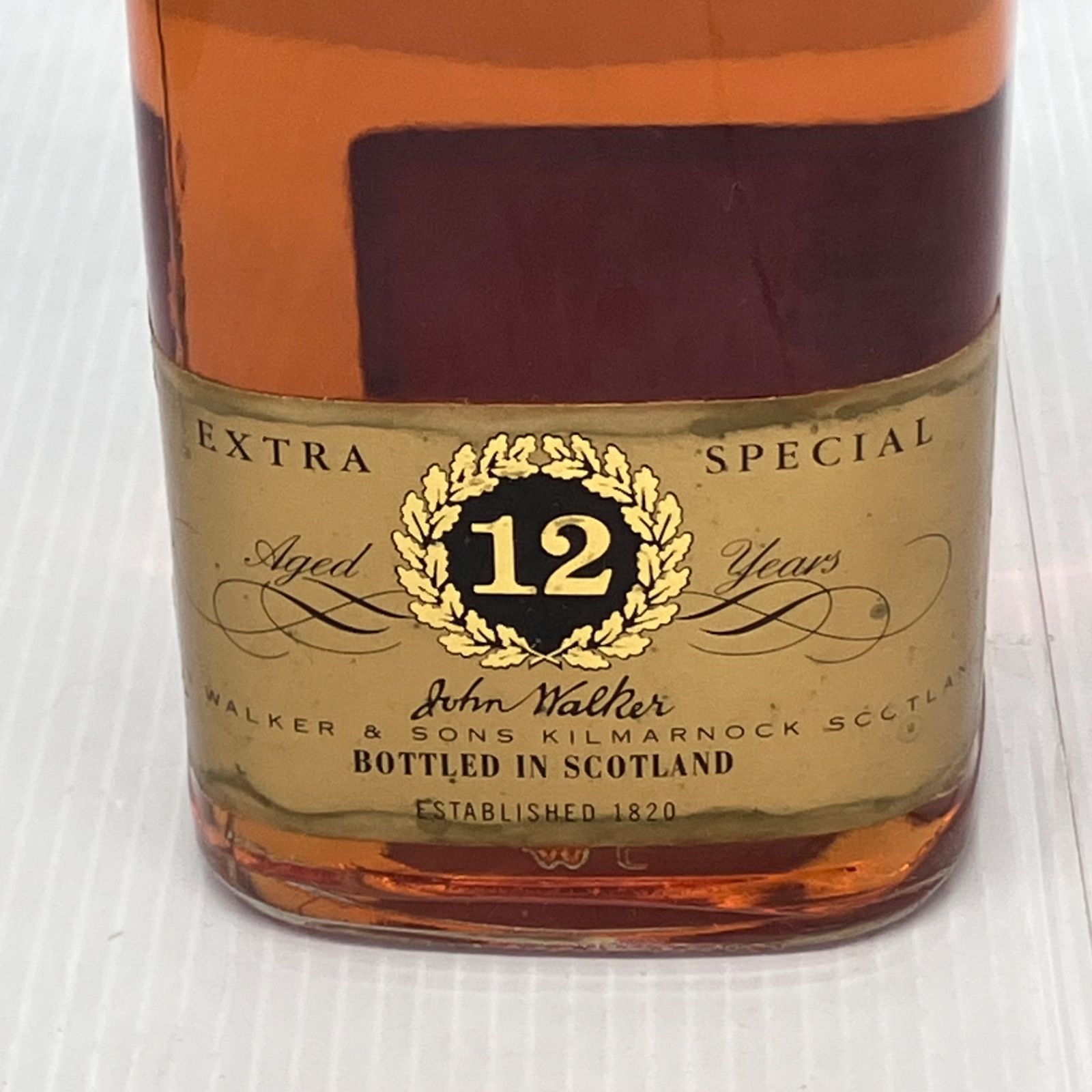 未開栓】ジョニーウォーカー 12年 黒キャップ 古酒 750ml - メルカリ