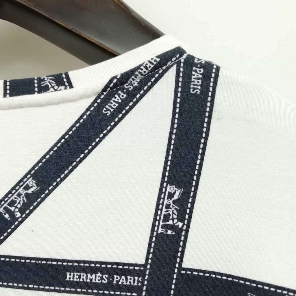 HERMES マルジェラ期 ボルデュックリボンデザイン Tシャツ HERMES エルメス Tシャツ マルジェラ期 ボルデュック クロップド