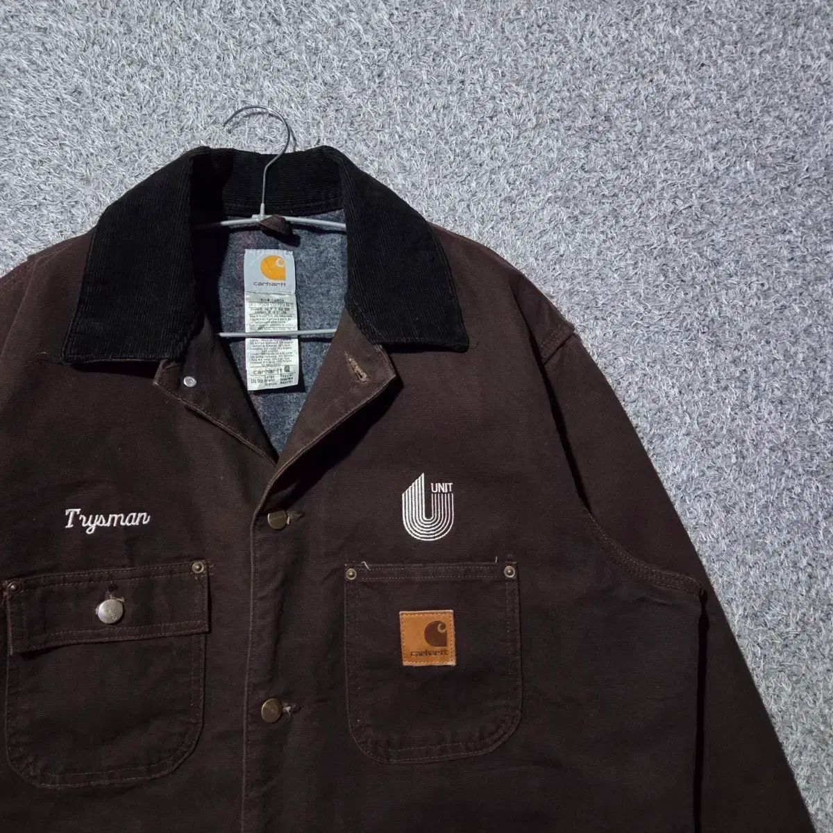 Carhartt カーハート ブラウン ミシガン チョア コート XL - メルカリ