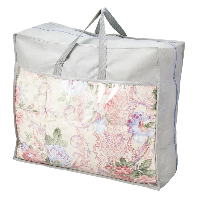 夏の贈り物お中元 羽根ふとんバッグ入り（ダウン5%） 花浪漫 ピンク 150×210cm