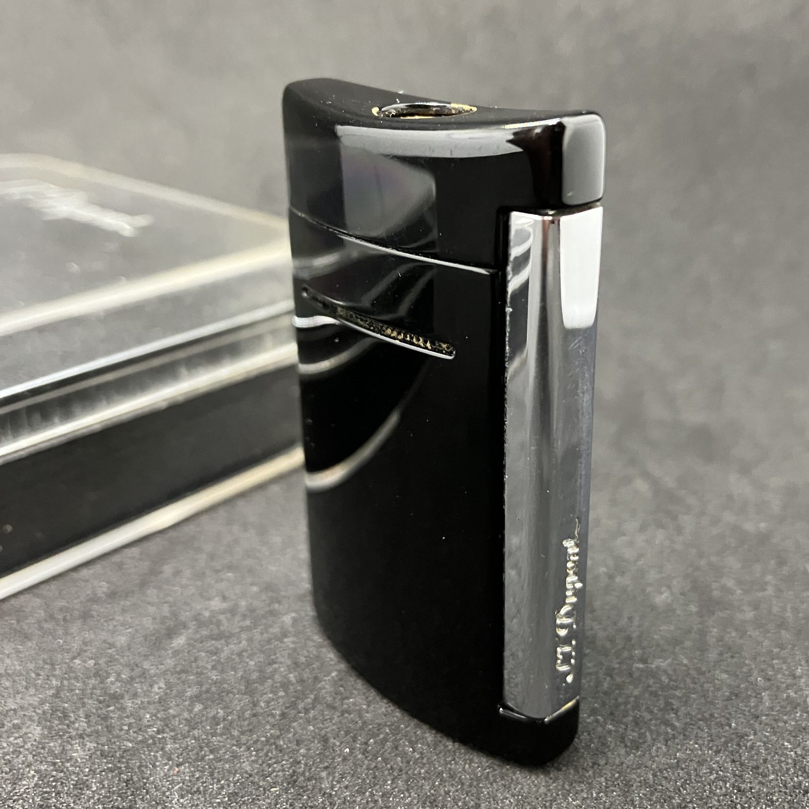 S.T.DUPONT　デュポン　ガスライター　ミニジェット　ブラック系　1815