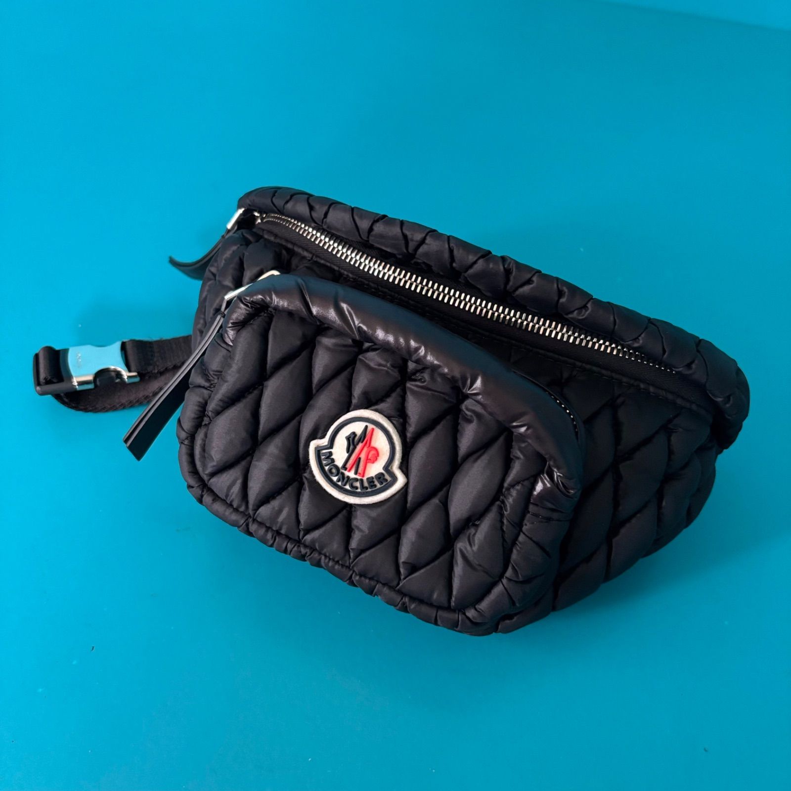 A17 MONCLER モンクレール FELICIE ナイロン ウエストバッグ ブラック 