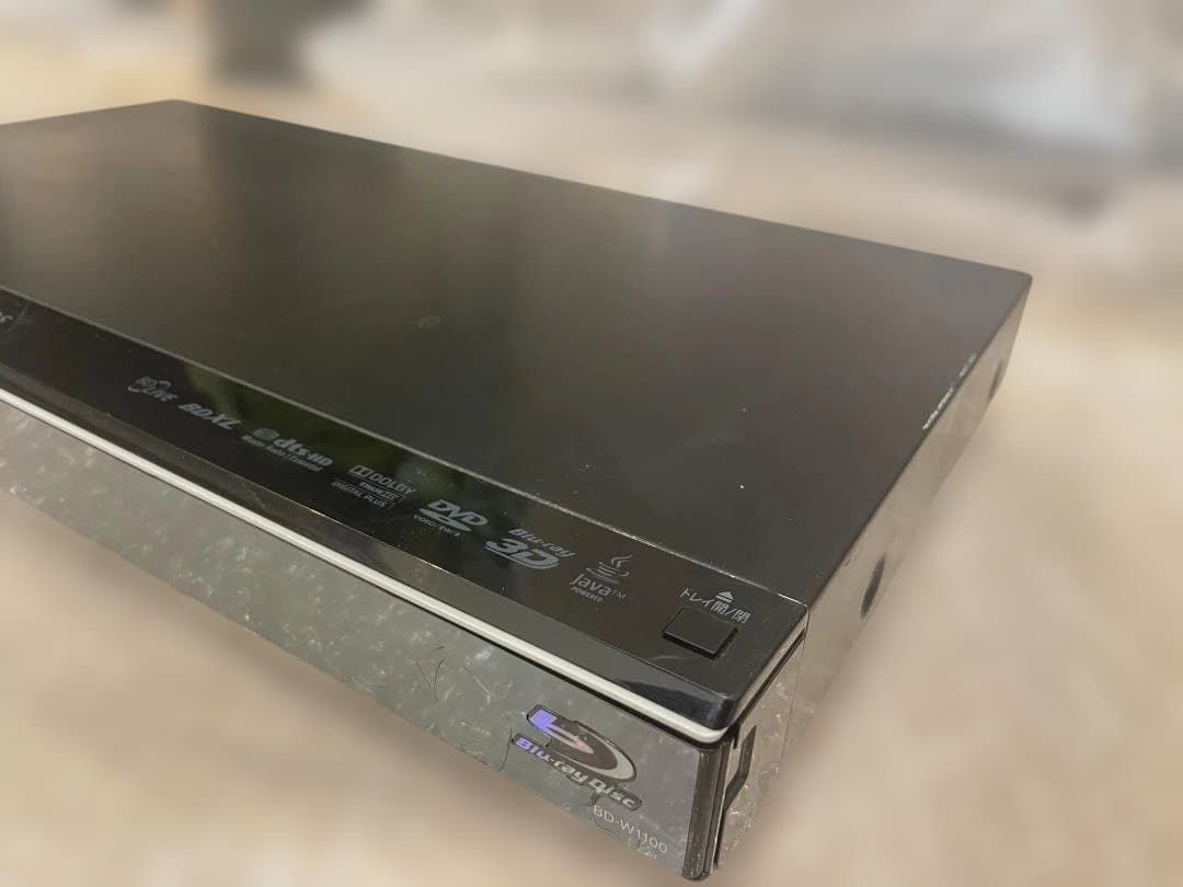 SHARP/AQUOS ブルーレイ BD-W1100 極美品 2番組同時録画 3D対応 1TB
