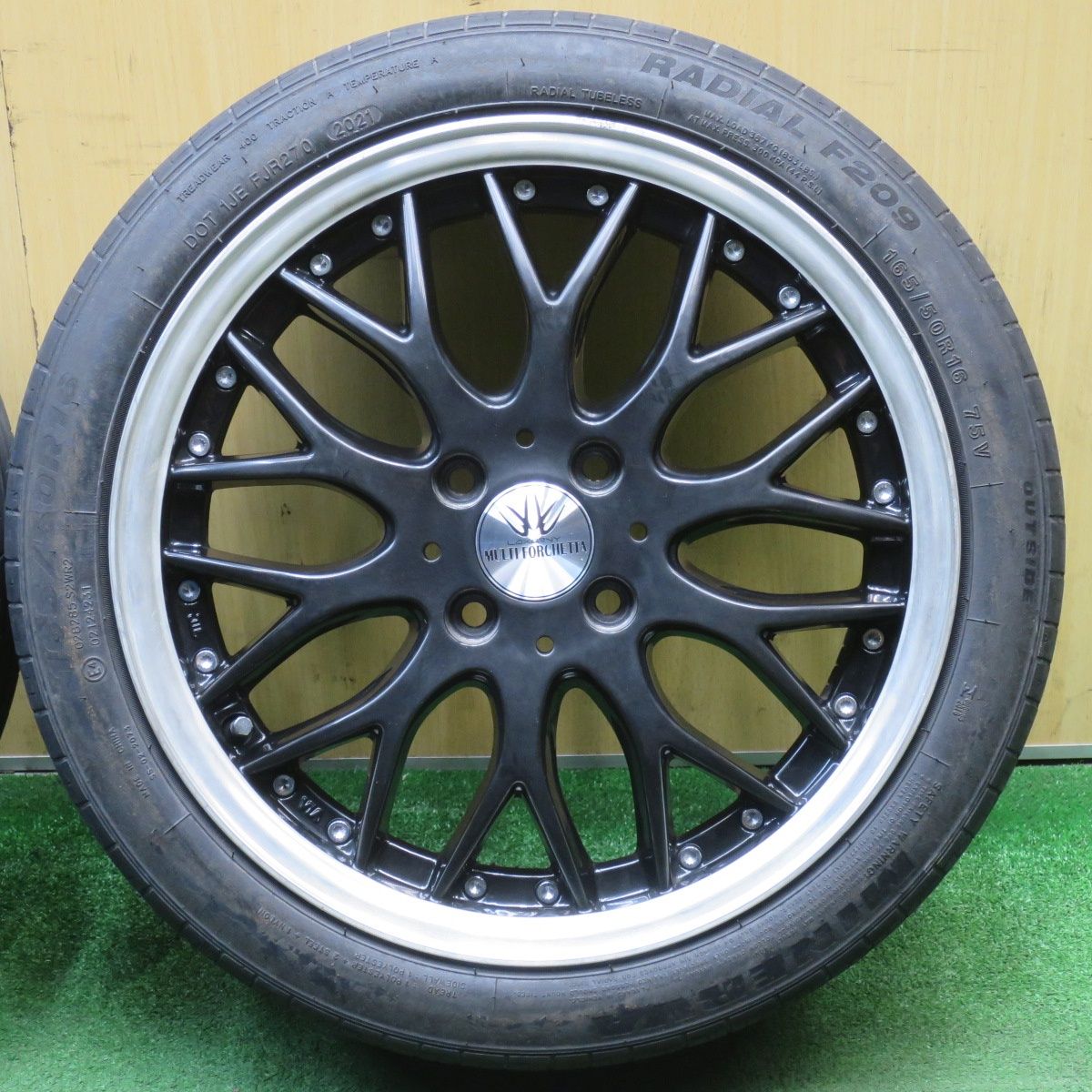 4本価格☆LOXARNY MULTI FORCHETTA 165/50R16 ミネルバ ラジアル F209 