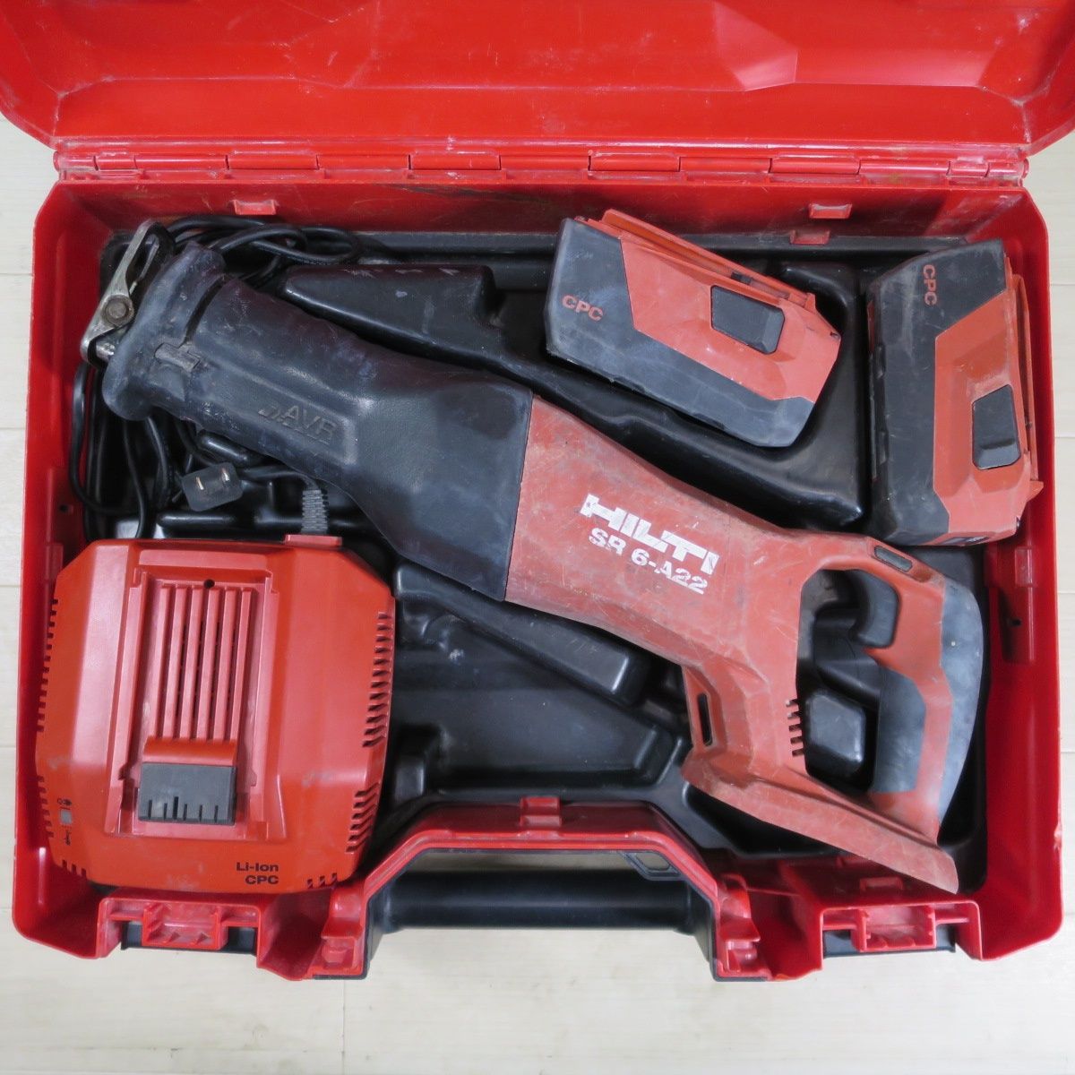 送料無料] バッテリー2個☆HILTI ヒルティ 充電式 レシプロソー SR 6