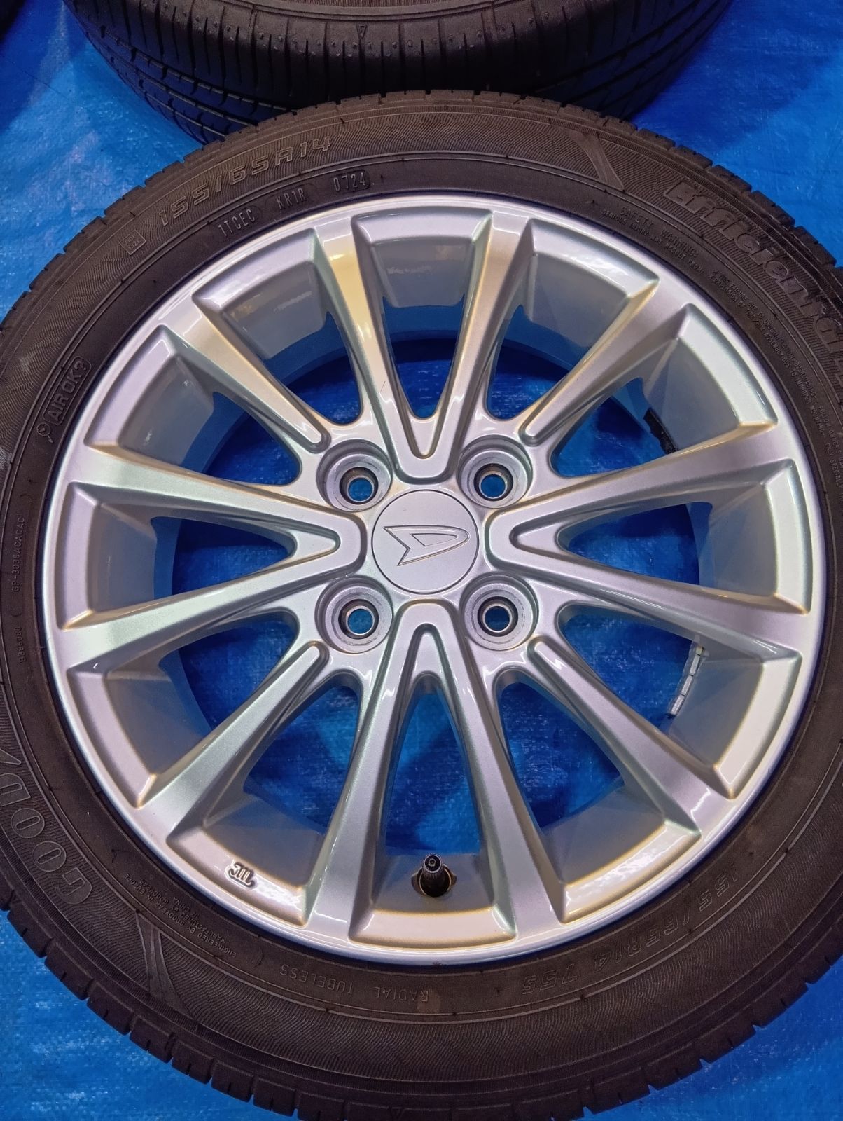 ダイハツ純正アルミホイール 155/65R14 夏 サマータイヤ タイヤ