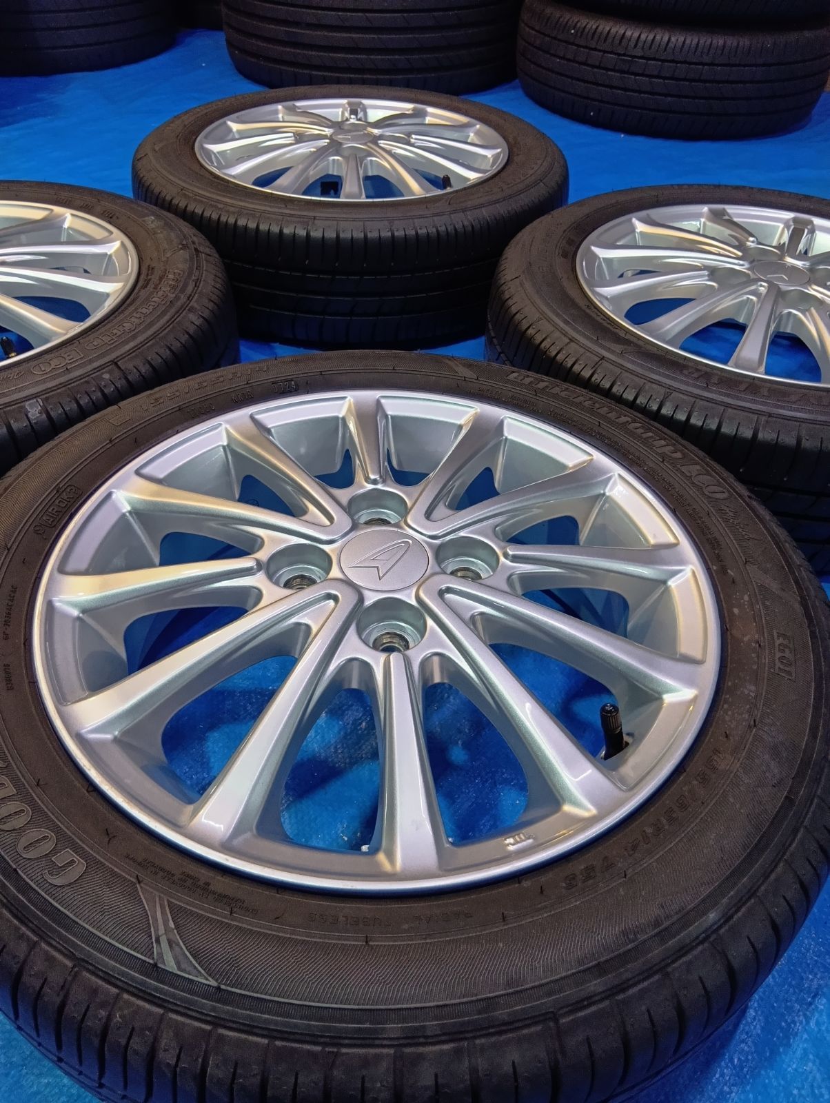 ダイハツ純正アルミホイール 155/65R14 夏 サマータイヤ タイヤ ダイハツ純正アルミホイール 155/65R14 夏 サマータイヤ タイヤ