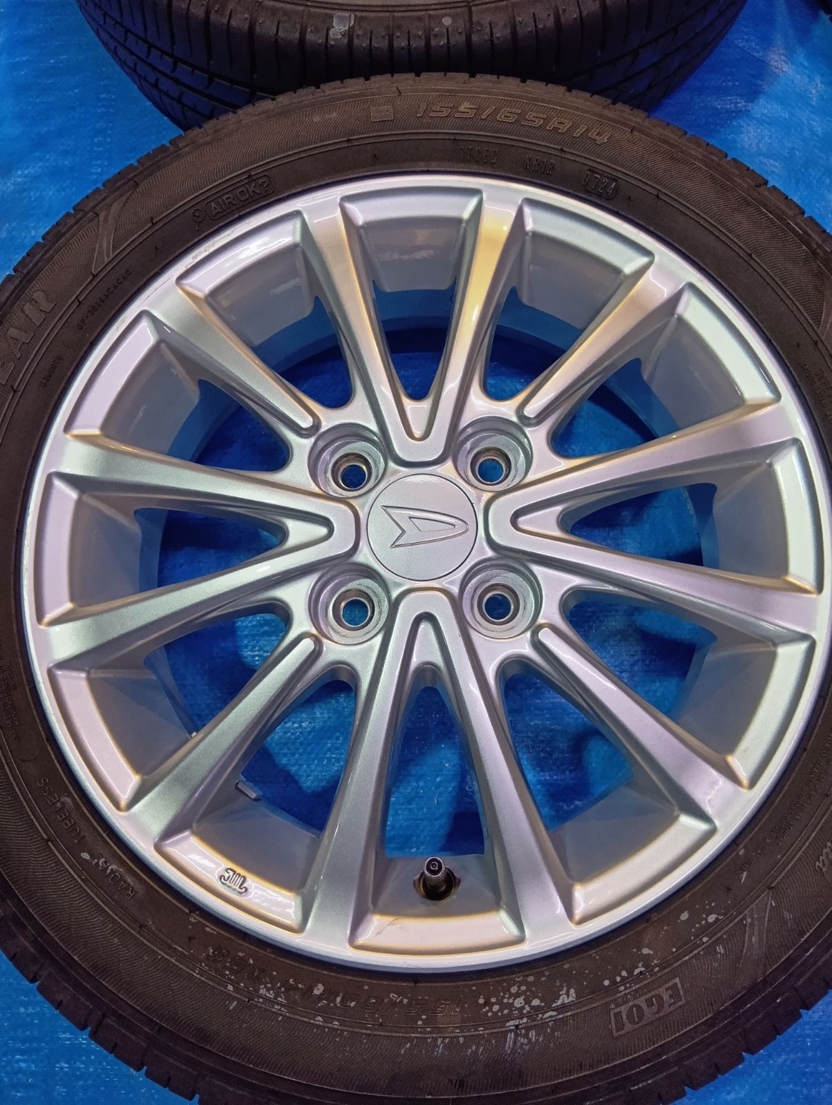 ダイハツ純正アルミホイール 155/65R14 夏 サマータイヤ タイヤ