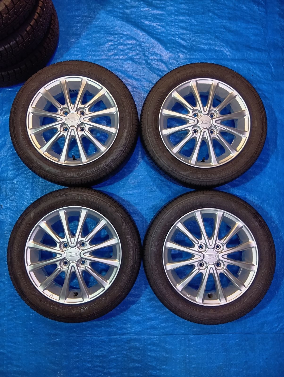 ダイハツ純正アルミホイール 155/65R14 夏 サマータイヤ タイヤ