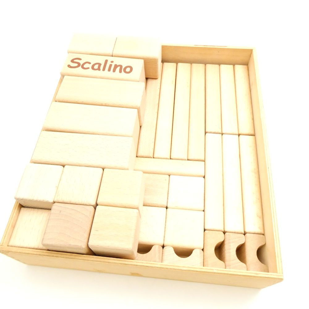 【大量セット】Scalino スカリーノ知育玩具 Scalino スカリーノ社 Scalino スカリーノ 基本セット - 木のおもちゃ