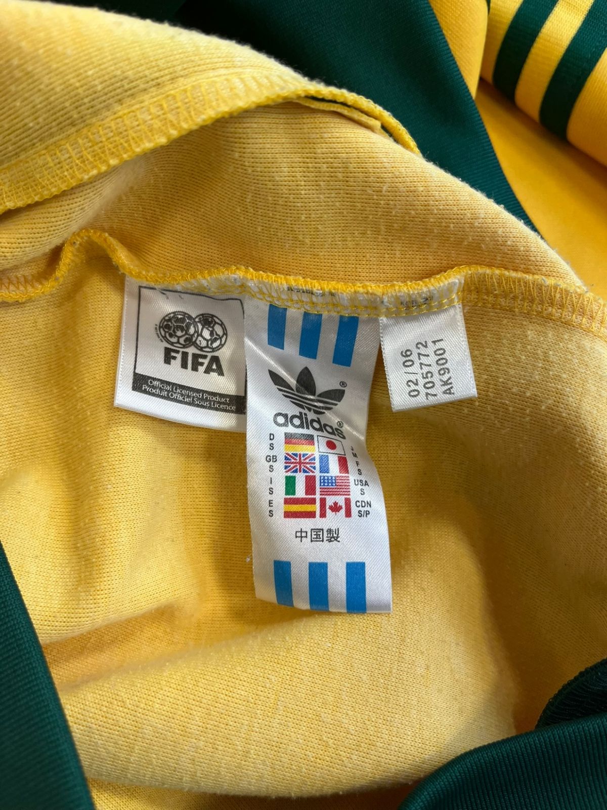 アディダス adidas FIFA ワールドカップ BRASIL ブラジル代表 トラック