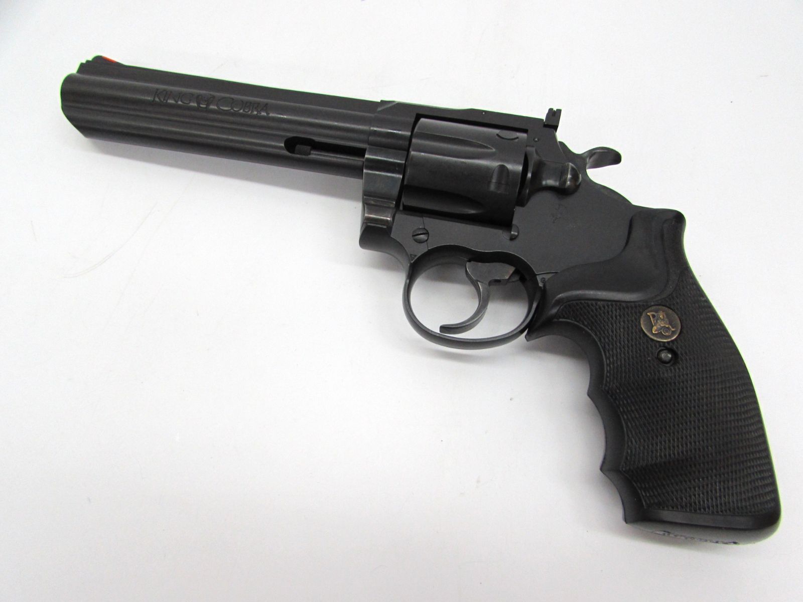 モデルガン　キングコブラ　ヘビーウェイト　リボルバー シリンダー回転機構付き TRIGGER 発火モデルガン キングコブラ 2.5インチ HW ヘビーウェイト