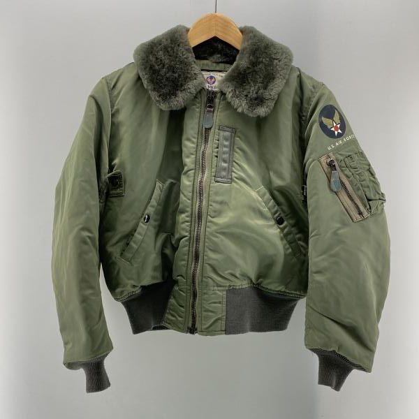 【初期】バズリクソンズ B-15D フライトジャケット 初期 M11127 中古】Buzz Rickson's B-15D フライトジャケット セージグリーン 36