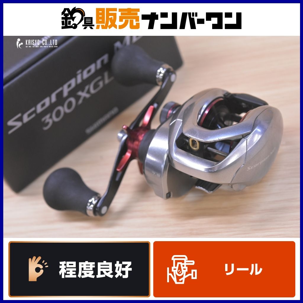 SHIMANO Scorpion 5 ベイトリール SHIMANO SCORPION MD 301XGLH (Left) 2025 Japan Model