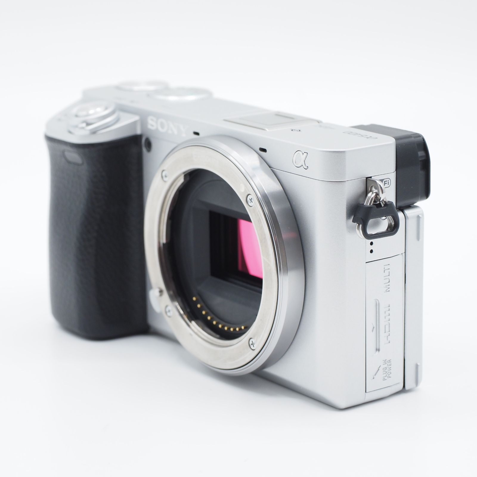 ショット数2,530回 SONY ソニー α6400 ボディ シルバー ミラーレス一眼
