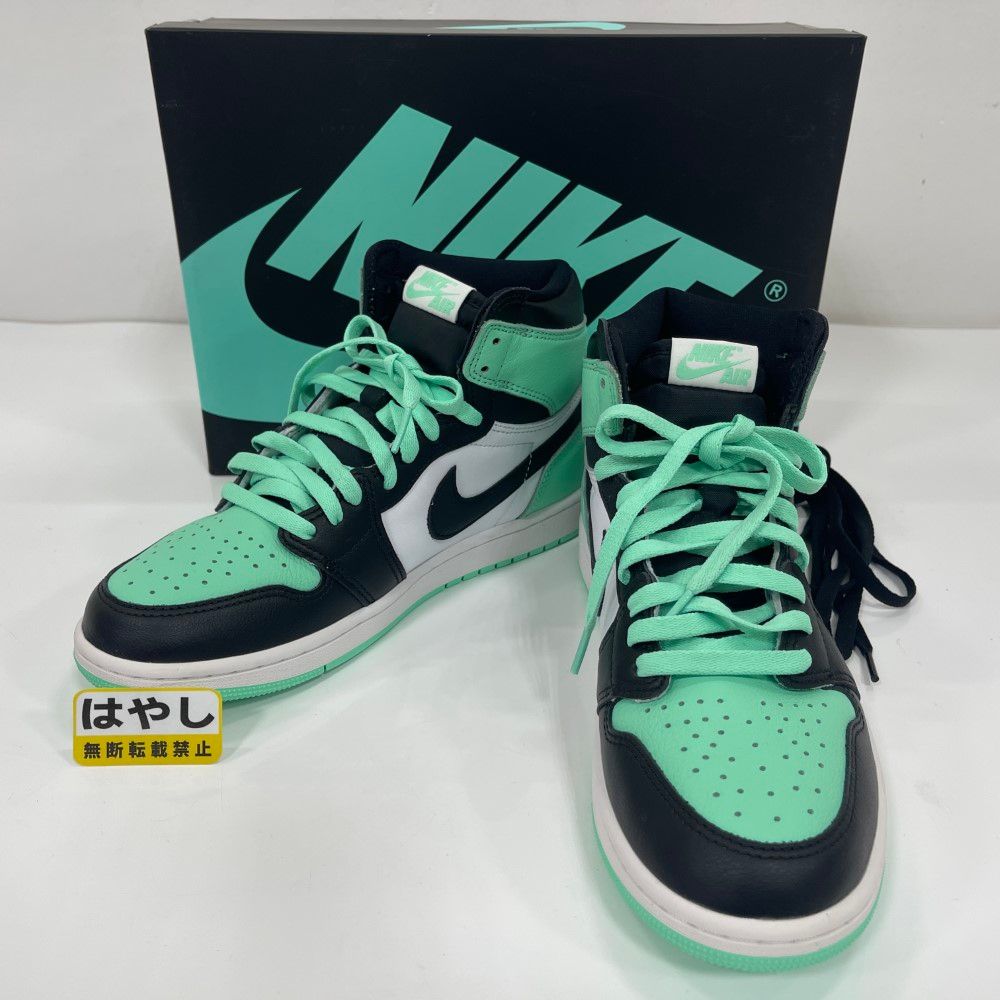 07w1604☆ NIKE AIR JORDAN 1 HIGH OG “GREEN GLOW” ナイキ エア 