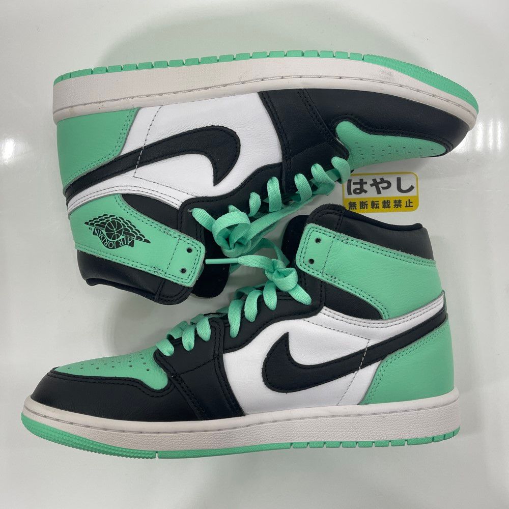 07w1604☆ NIKE AIR JORDAN 1 HIGH OG “GREEN GLOW” ナイキ エア 