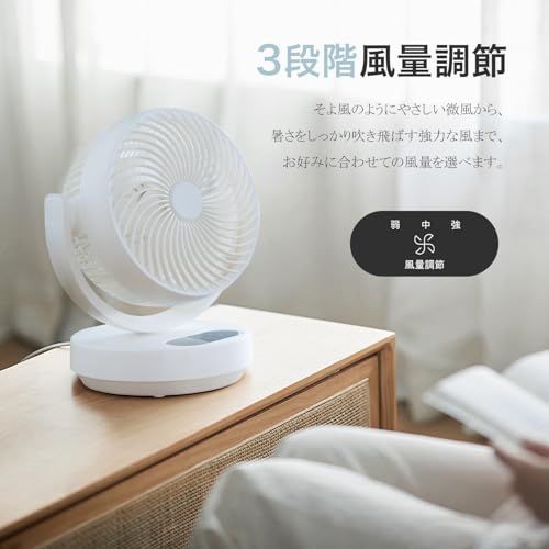 サーキュレーター リモコン付き 扇風機 羽根取り外し可能 卓上扇風機 3段階風量 Amazon | サーキュレーター リモコン付き 扇風機 羽根取り外し可能