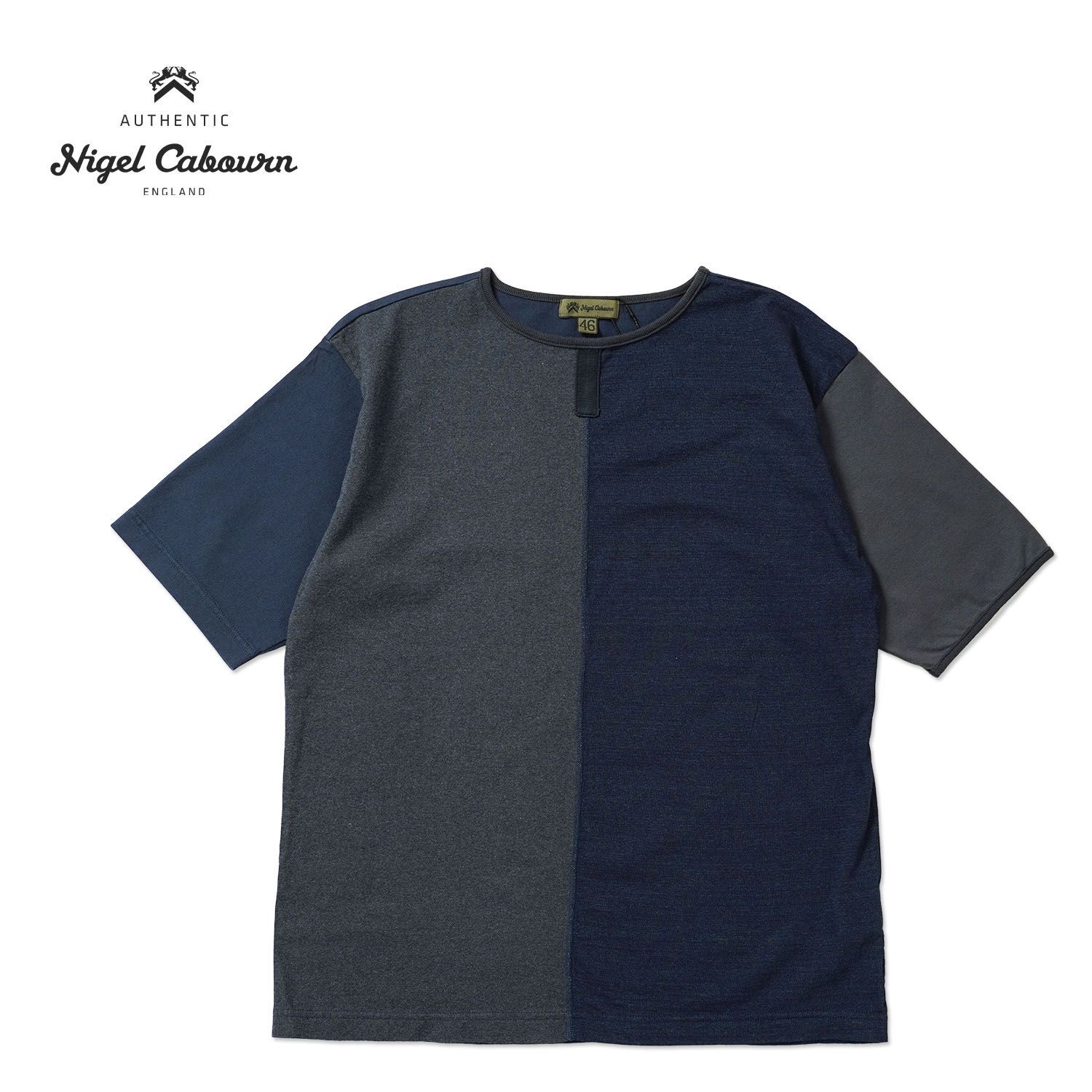 【名品図鑑】ナイジェルケーボン リネン100% NAVAL SHIRT 50 Nigel Cabourn ナイジェルケーボン 半袖Tシャツ 
