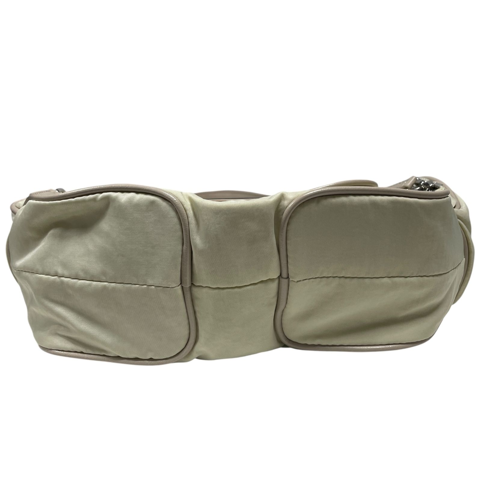 ◆ Matin Kim マーティンキム MADELEINE ROUND BAG バッグ ショルダーバッグ ベージュ ナイロン100% 中古品◆ V5442NH ◇ Matin Kim マーティンキム MADELEINE ROUND BAG バッグ ショルダー