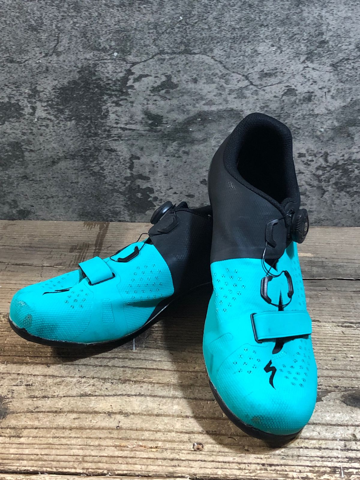 KB778 スペシャライズド SPECIALIZED TORCH 2.0 ビンディングシューズ BOA 3穴 黒 ターコイズ EU43