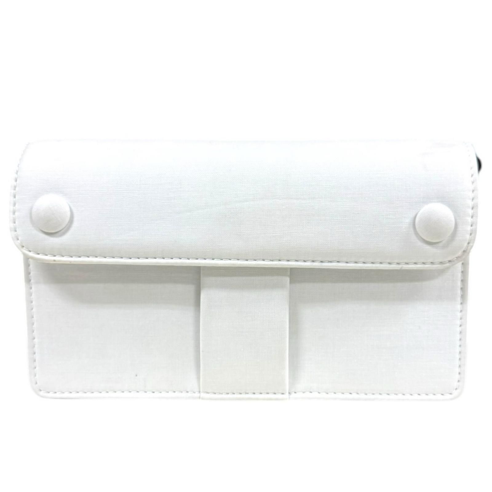 メゾンマルジェラ ニューロック　ホリゾンタル ショルダーバッグ レザー SB1WD0002 ベージュ レディース MaisonMargiela  中古 メゾンマルジェラ ニューロック ホリゾンタル ショルダーバッグ レザー