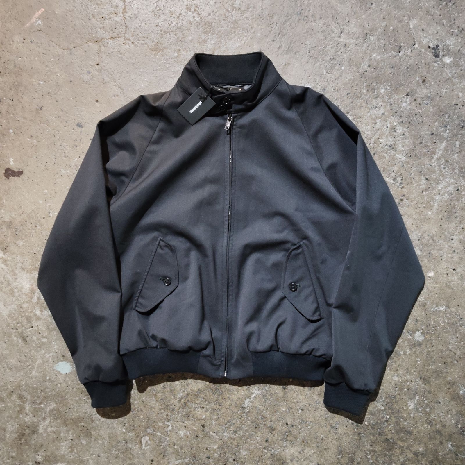 MINEDENIM 26ss PE.Wool Gabardine Dog Ear Jacket 2 Black マイン