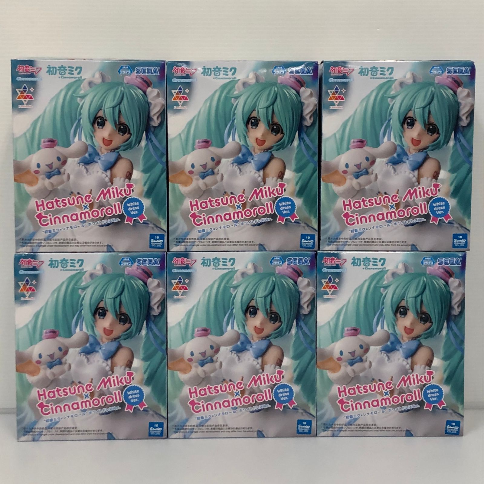 △初音ミクシリーズ Luminasta “初音ミク×シナモロール”ホワイトドレス 