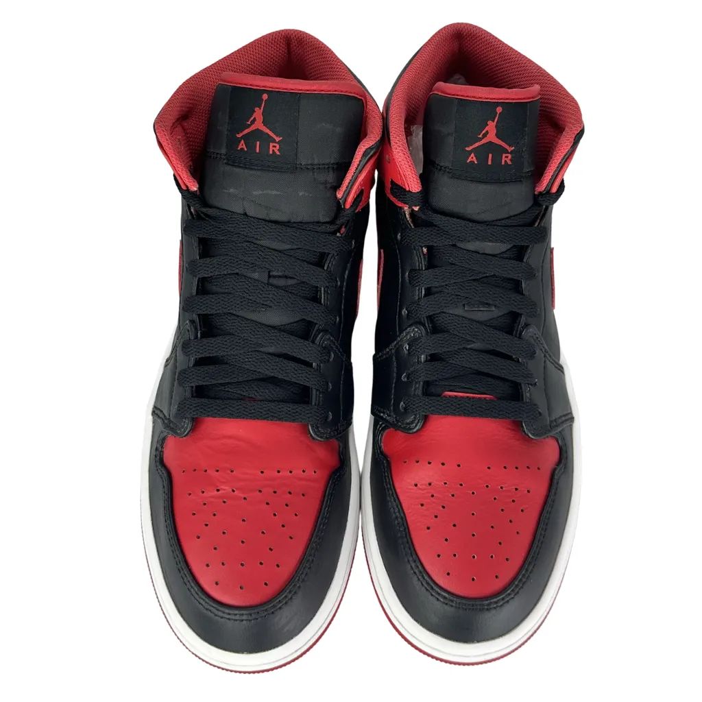 エア ジョーダン 1  toe NIKE AIR JORDAN 1 MID BRED TOE ナイキ エア ジョーダン 1 ミッド