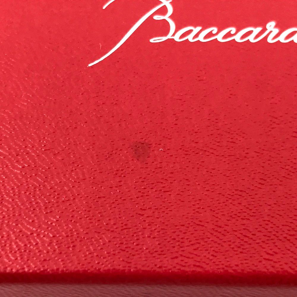 程度良好 Baccarat バカラ 2813755 ダイス サイコロ クリア×4 レッド×1