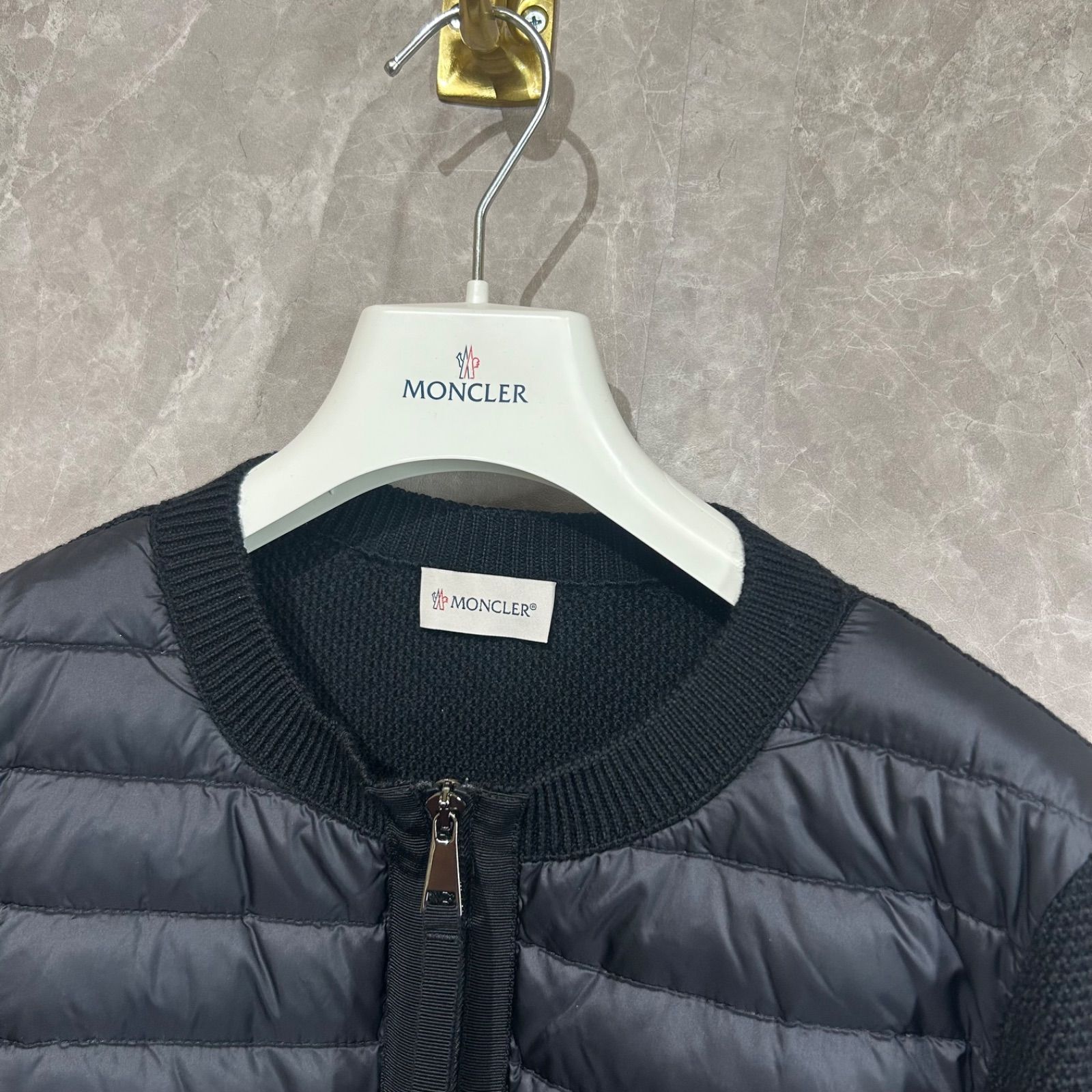 カーディガン MONCLER モンクレール レディース 切替 - ダウン