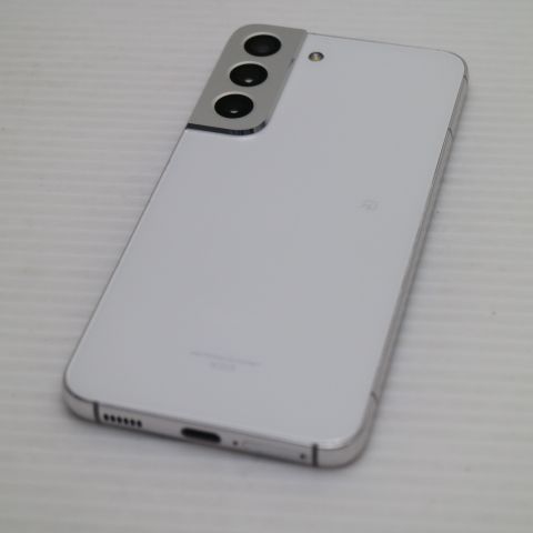 超美品 Galaxy S22 SCG13 ファントムホワイト スマホ 白ロム 土日祝