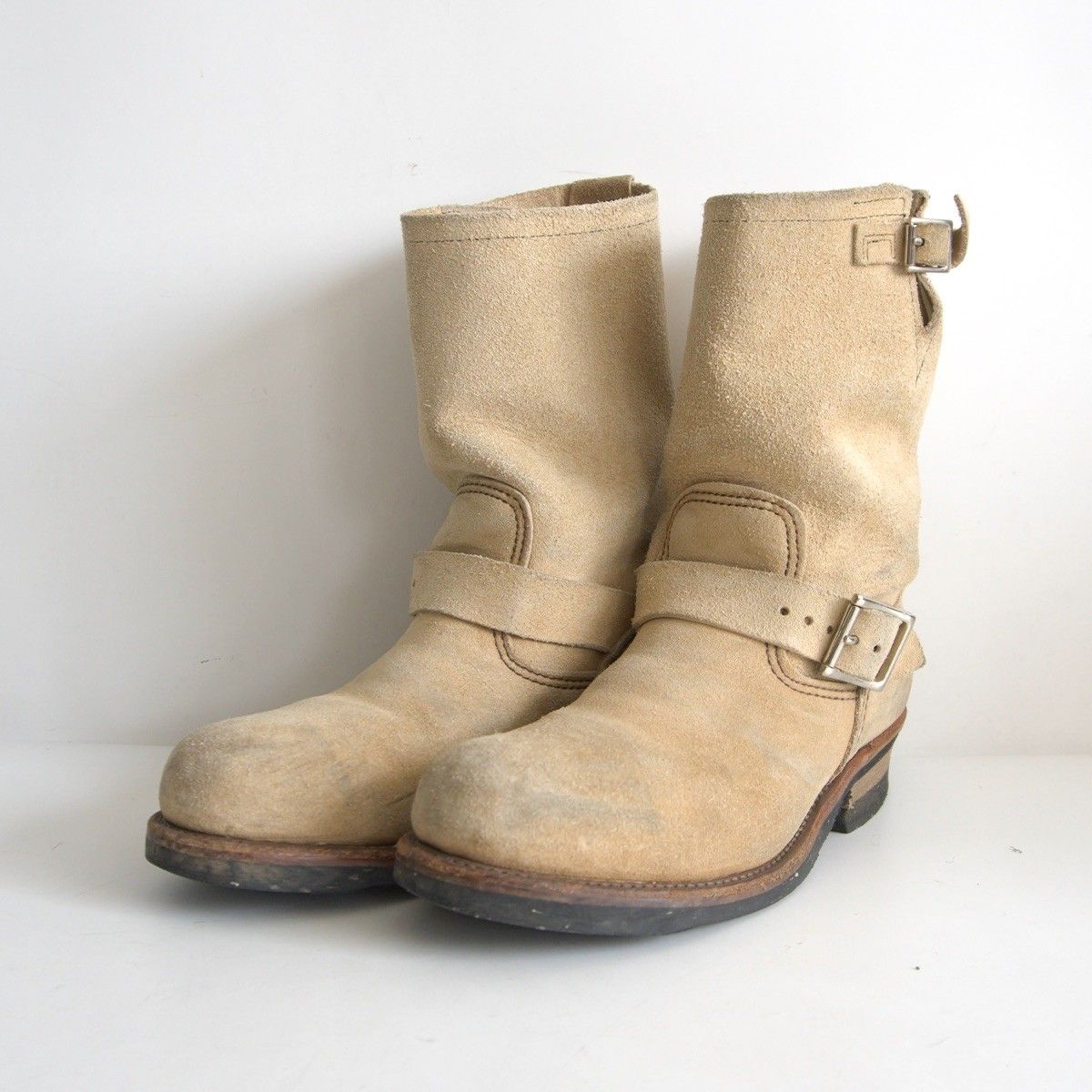10年製】REDWING【8268/スウェードエンジニアブーツ】US8 1/2D レッド 