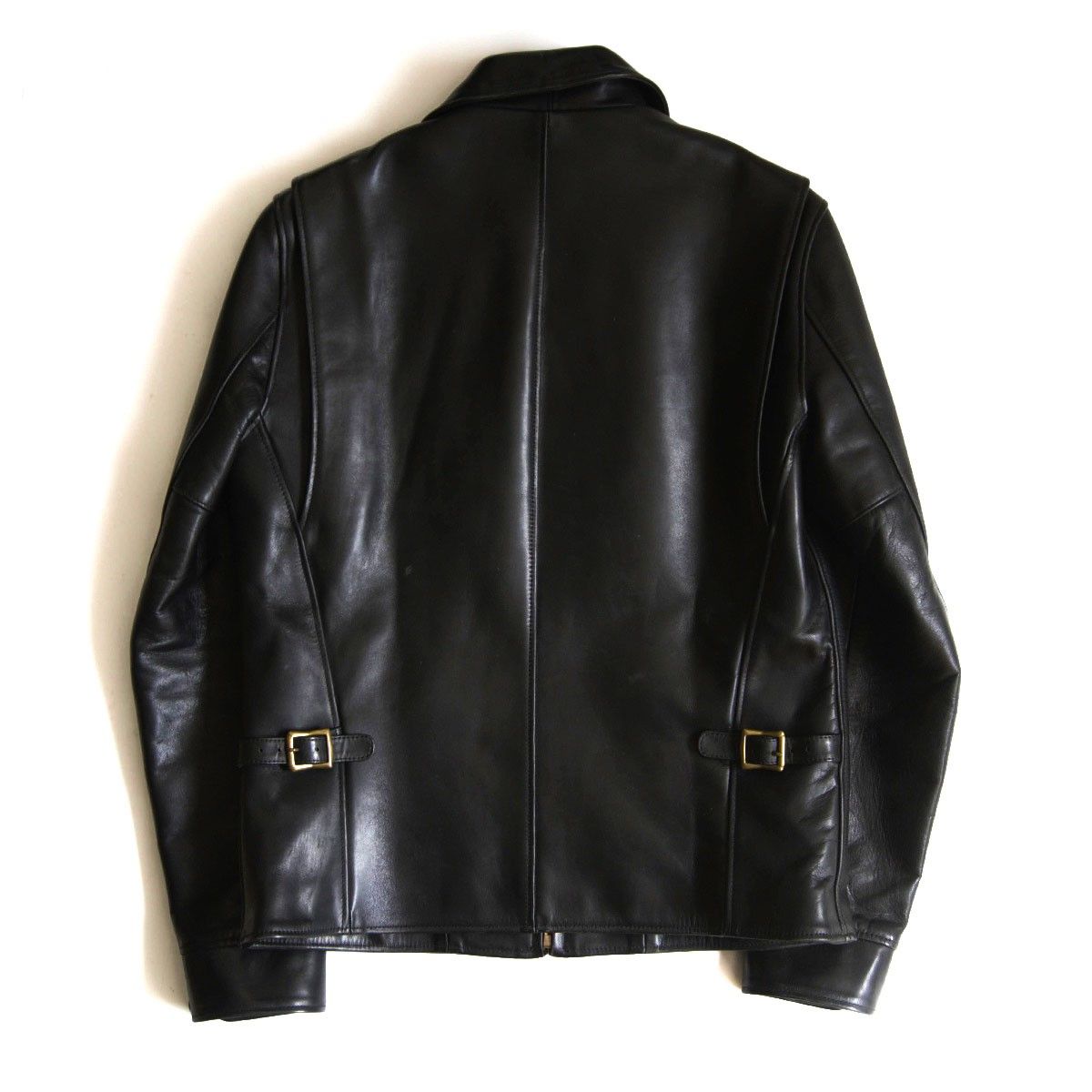 美品】Y'2 LEATHER【HV HORSE SINGLE BREASTED JACKET】40 ホース