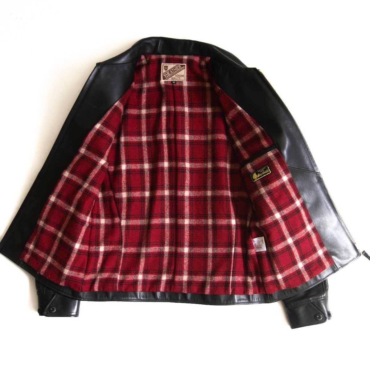美品】Y'2 LEATHER【HV HORSE SINGLE BREASTED JACKET】40 ホース