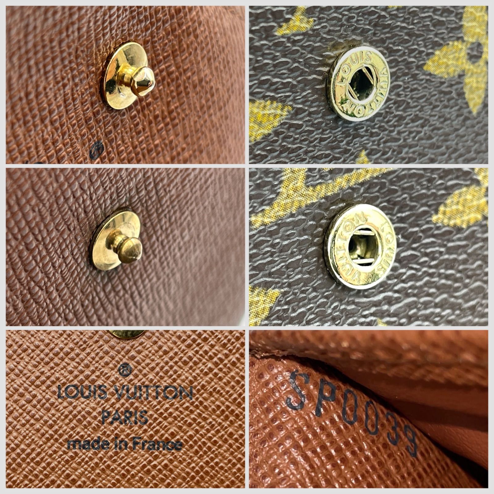 【正規品】ルイヴィトン ポルトフォイユ エリーズ Wホック モノグラム LOUIS VUITTON - ルイヴィトン モノグラム ポルトフォイユ エリーズ W