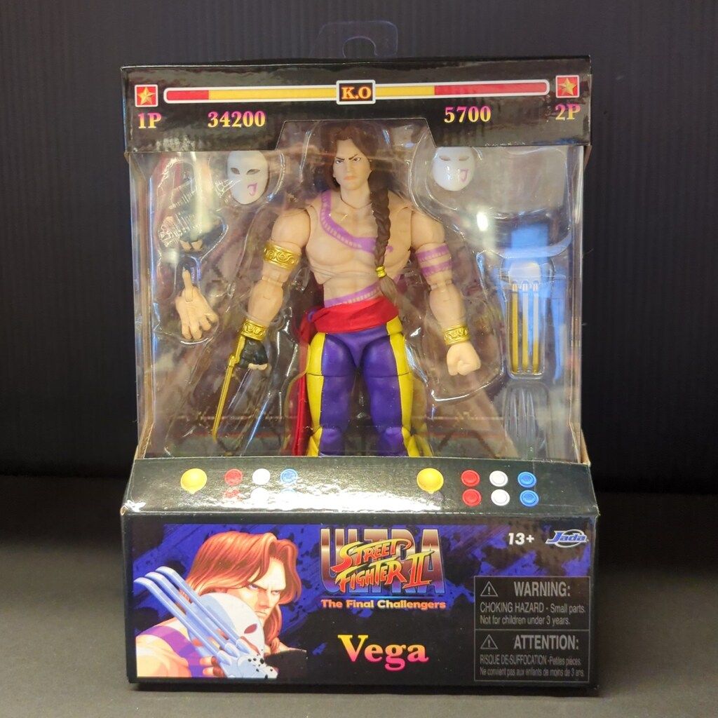 Jada Toys アクションフィギュア ウルトラストリートファイターII ベガ