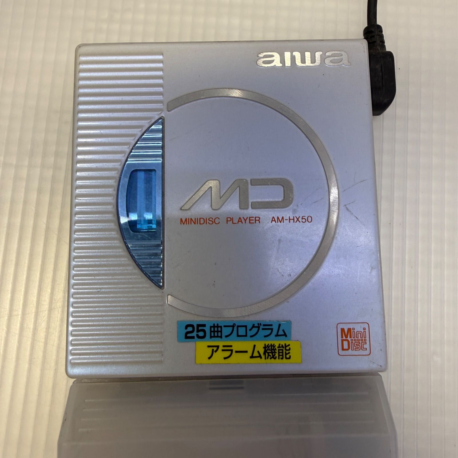 極美品 AIWA ミニディスクプレーヤー AM-HX50 aiwa MINIDISC PLAYER AM