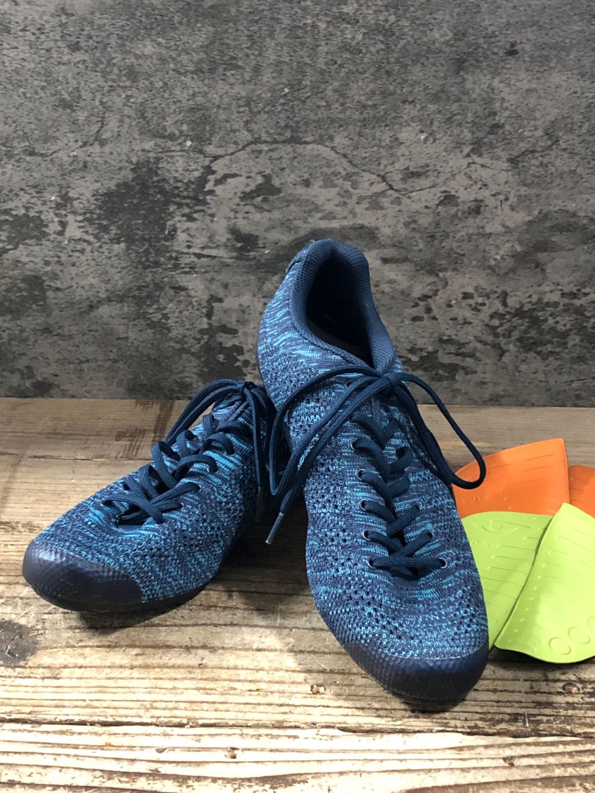 KB776 ジロ GIRO EMPIRE E70 KNIT ビンディングシューズ 3穴 ネイビー EU42